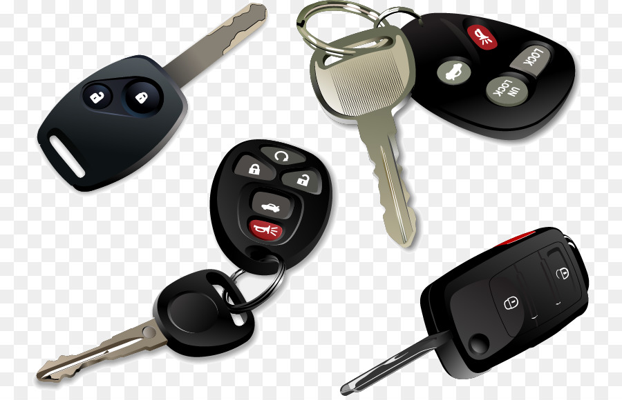 Transponder car key Transponder car key - Electronic car keys vector material, png download - 807*574 - Free Transparent Car png Download.