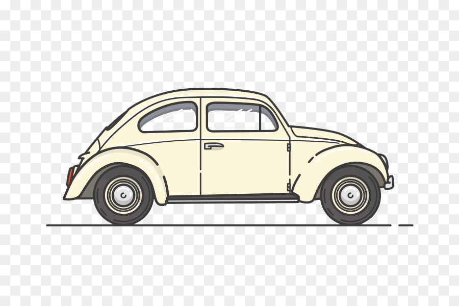 Volkswagen Beetle Cartoon Vehicle Vintage car - Creative cartoon classic car side view png download - 800*600 - Free Transparent Volkswagen Beetle png Download.