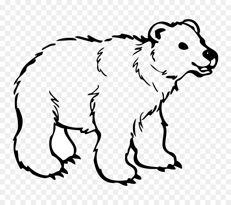 Polar bear American black bear Brown bear Drawing - Cartoon Bear Images ...