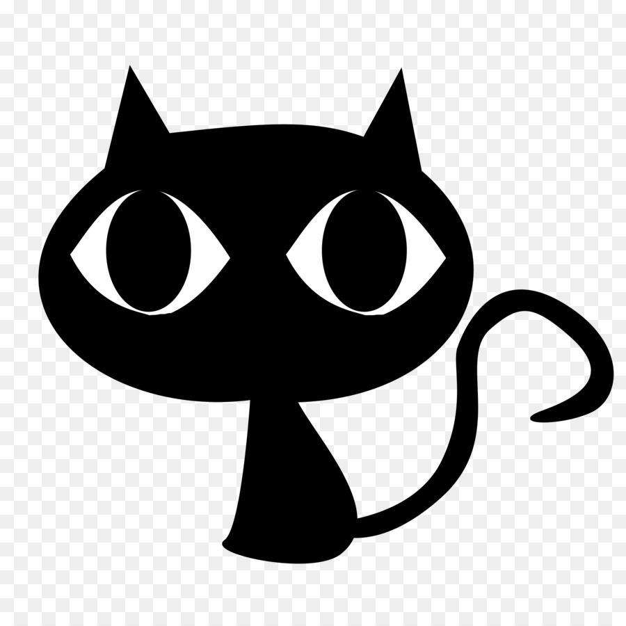 Thinking Cat Clipart Png - Desenho De Gato Simples - 1834x2090 PNG Download  - PNGkit