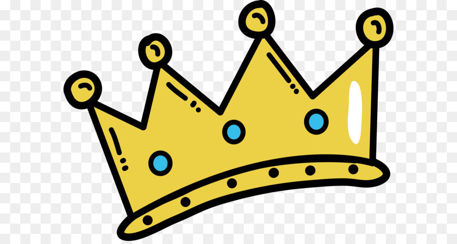Hand painted cartoon crown png download - 3843*2801 - Free Transparent  Cartoon png Download.