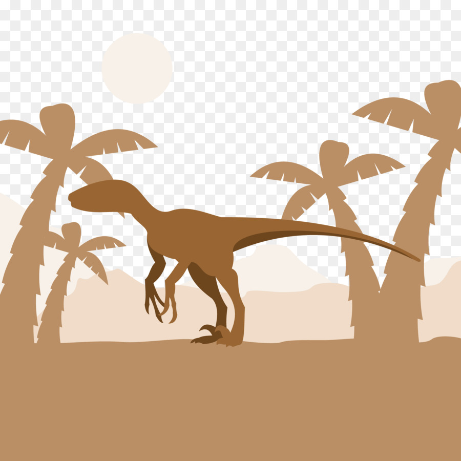 Dinosaur Cartoon Silhouette Illustration - Cartoon dinosaur material png download - 2100*2100 - Free Transparent Dinosaur png Download.