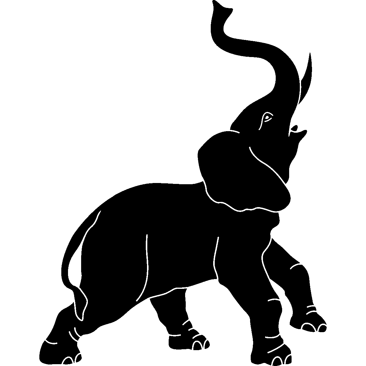 Silhouette Elephant Png Clipart Svg Clipart Elephant Silhouette Cutting ...