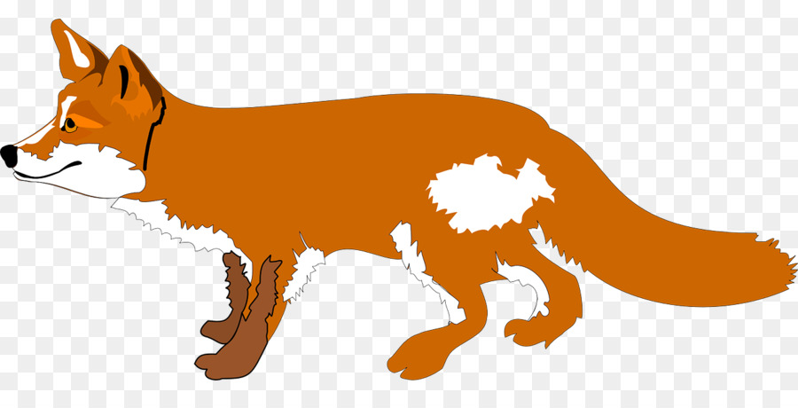 Cartoon Fox Clip art - Walking fox png download - 1280*640 - Free Transparent  Cartoon png Download.