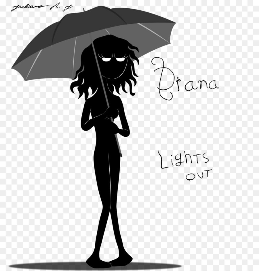 Black Cartoon Silhouette Umbrella White - Silhouette png download - 850*940 - Free Transparent Black png Download.