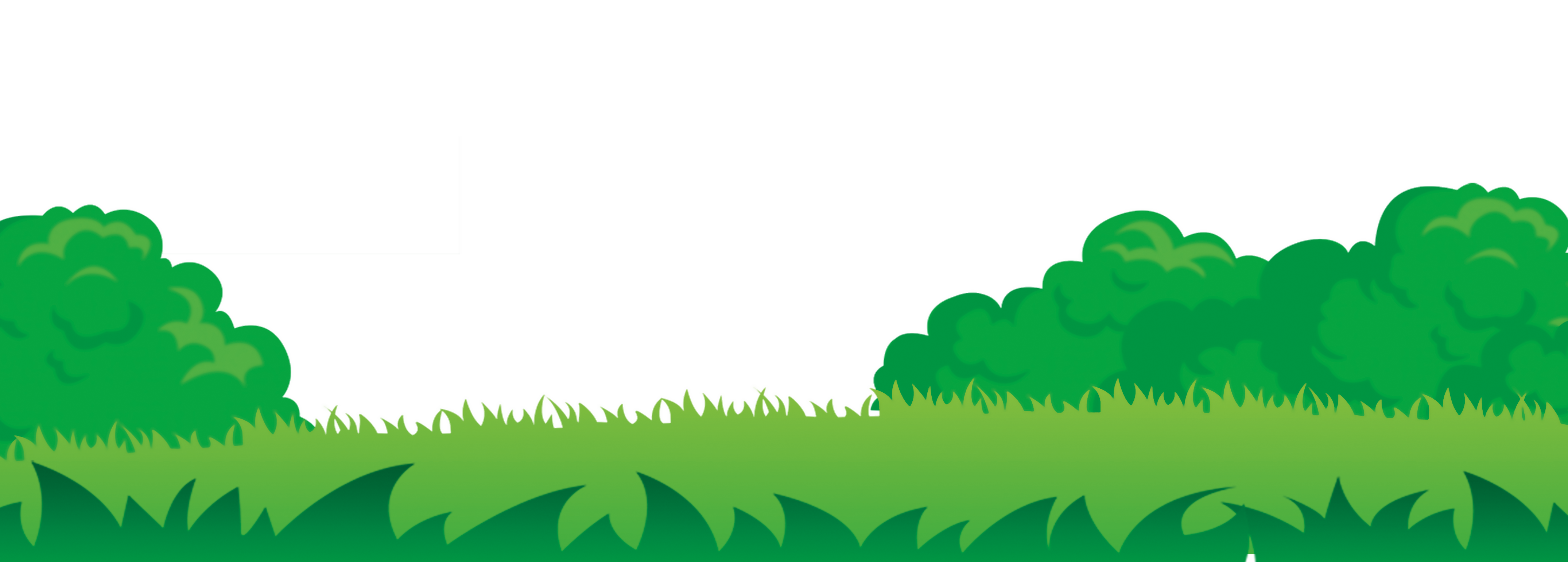 Green Grasses Illustration - Cartoon green background png download -  4300*1540 - Free Transparent Green png Download. - Clip Art Library