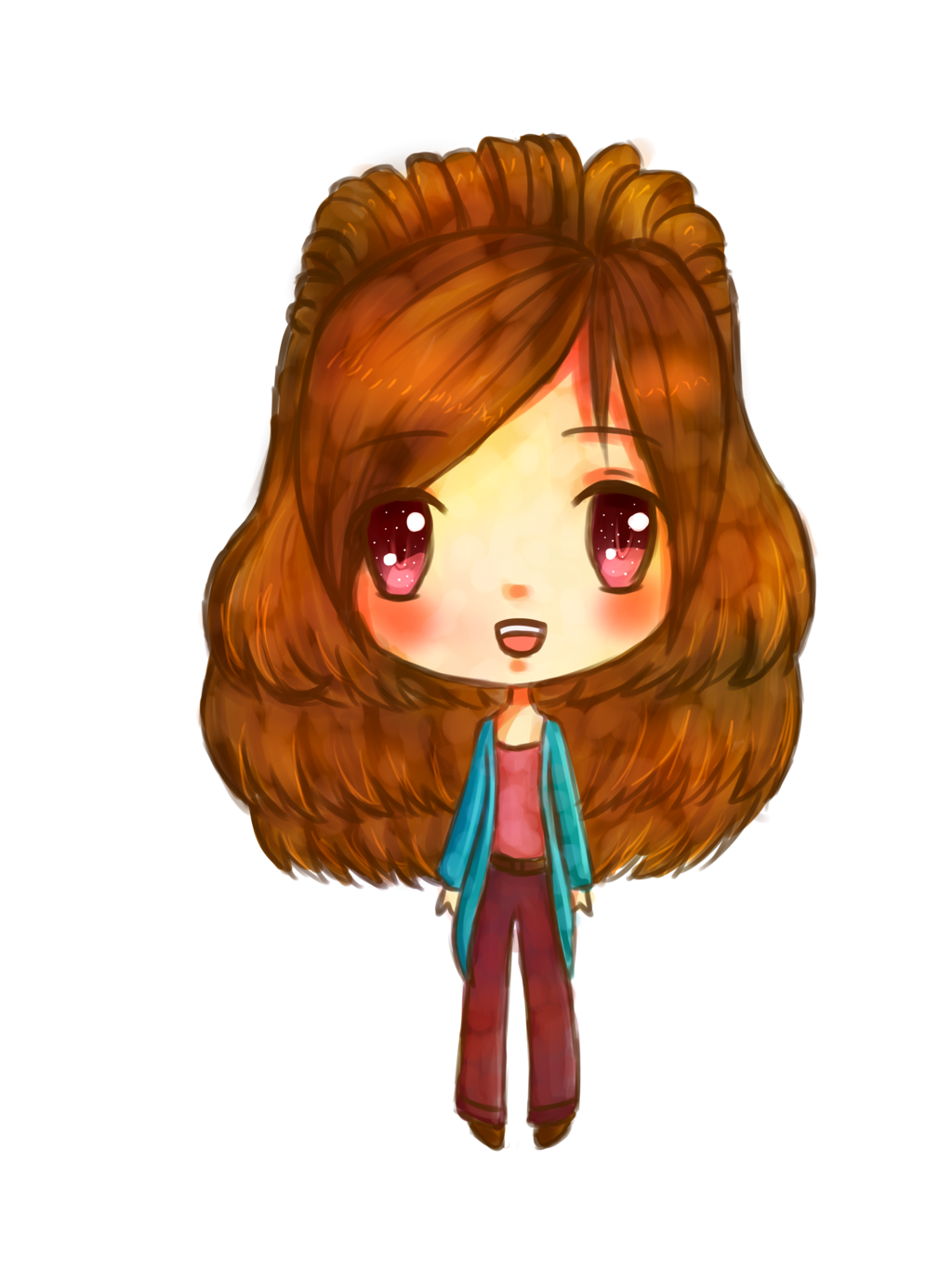 Illustration Brown Hair Cartoon Character Doll Mycutegraphics Png Download 10241365 Free