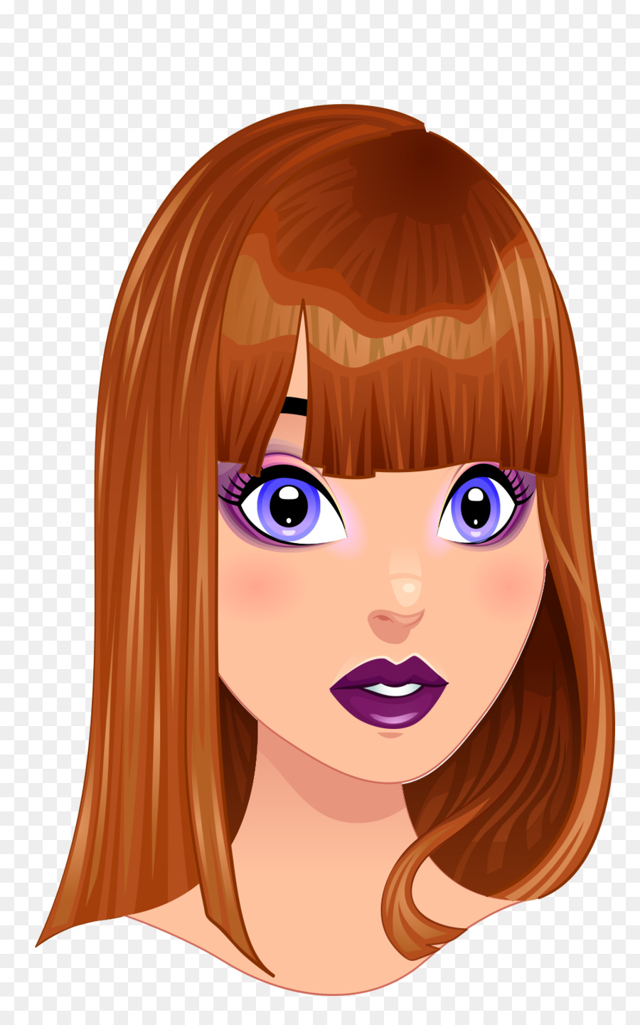 Cartoon Drawing Capelli Illustration - Cartoon hair beauty png download - 1003*1600 - Free Transparent  png Download.
