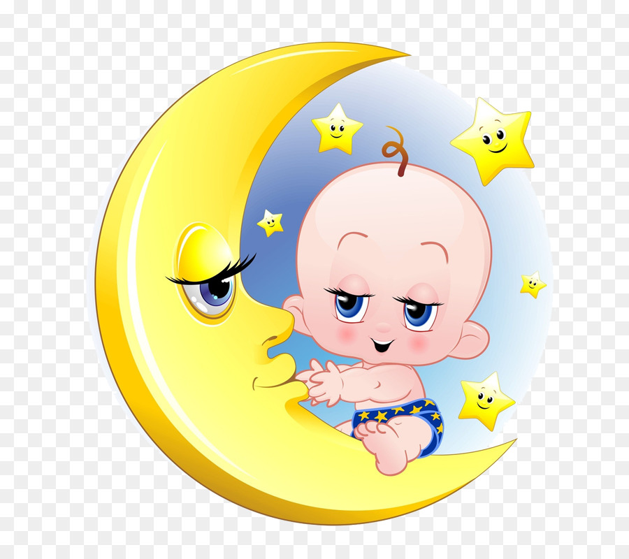 Infant Child Moon Cartoon - Moon Baby png download - 789*795 - Free Transparent Infant png Download.