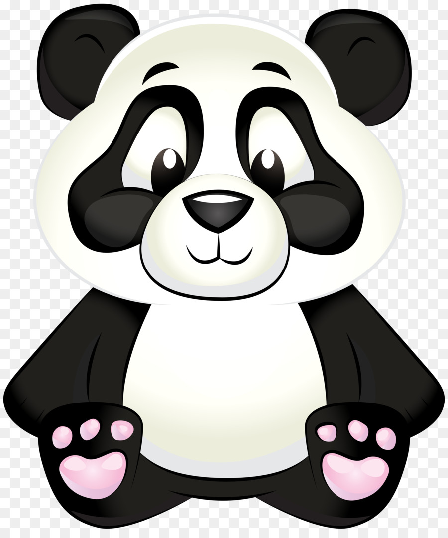 Giant panda Bear Clip art - cartoon panda png download - 6734*8000 - Free Transparent Giant Panda png Download.