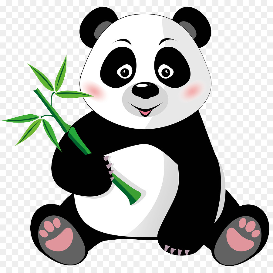 Giant panda Cartoon Royalty-free Clip art - panda png download - 900*900 - Free Transparent Giant Panda png Download.