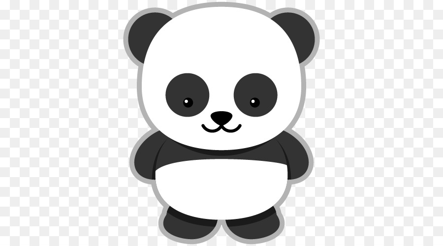 Giant panda Bear Red panda Clip art - panda png download - 500*500 - Free Transparent  png Download.
