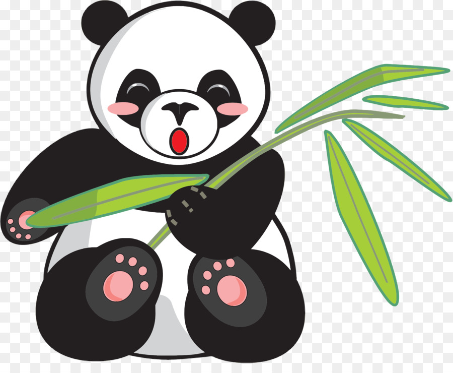 Giant panda Bear Cartoon Clip art - panda png download - 2308*1850 - Free Transparent Giant Panda png Download.