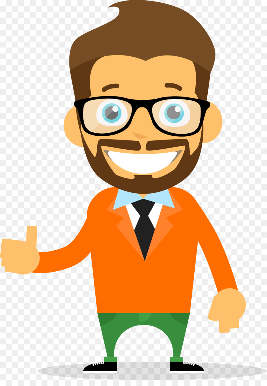 Cartoon Person Illustration - Vector cartoon material business people png download - 1268*1804 - Free Transparent  Cartoon png Download.