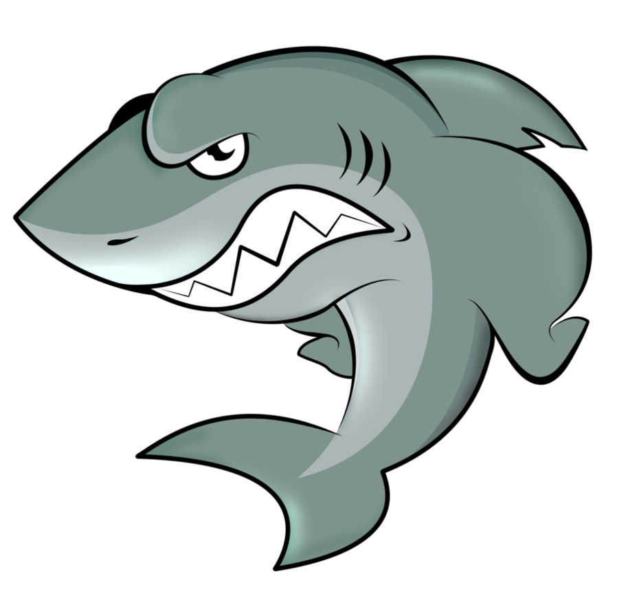Dibujos Animados De Peces Tiburones Descargar Pngsvg Transparente | My ...