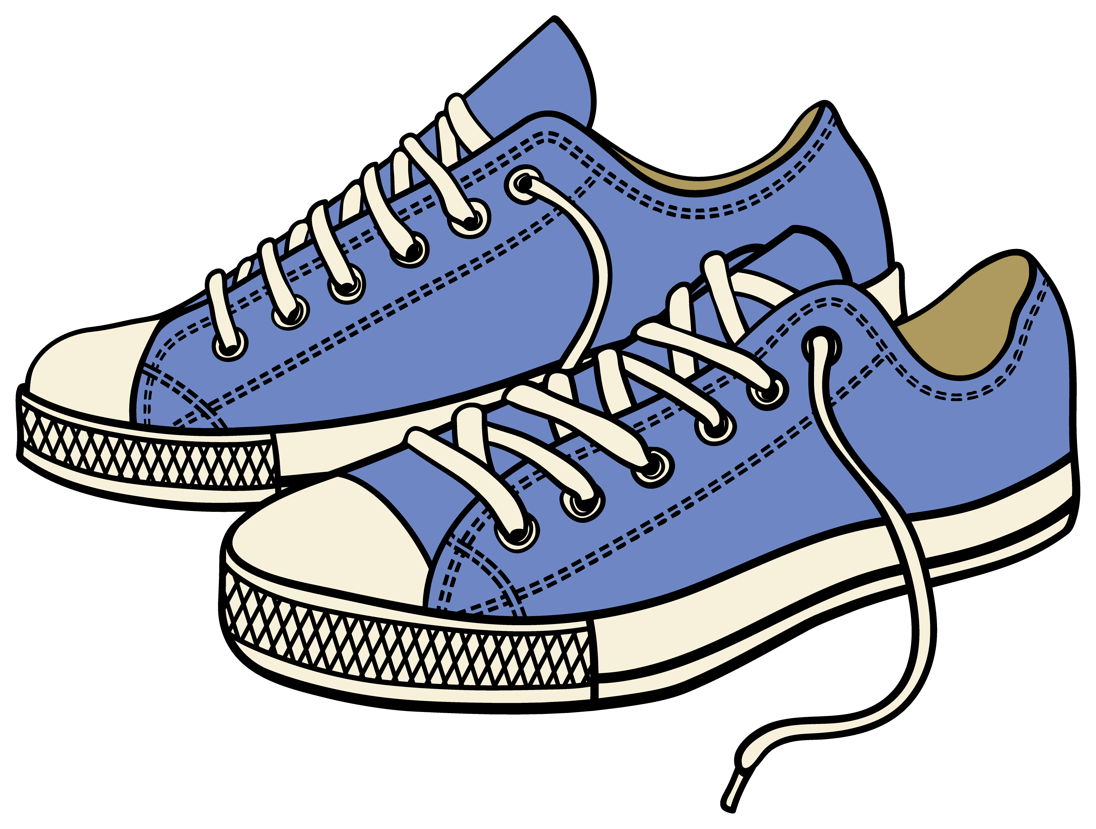 Sneakers Air Jordan Shoe Clip art - cartoon shoes png download - 3840*2904  - Free Transparent Sneakers png Download. - Clip Art Library