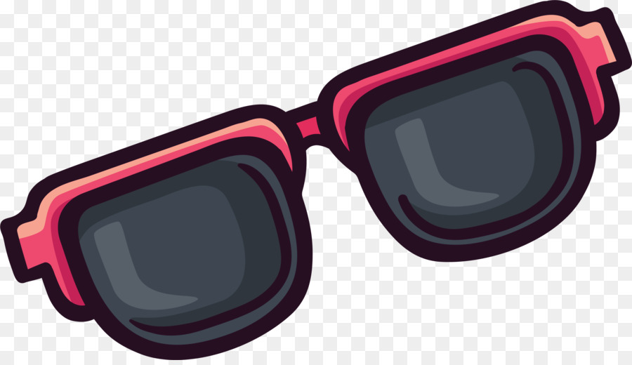 Goggles Sunglasses Sticker Clip art - Cute cartoon Sunglasses png download - 3535*2013 - Free Transparent Goggles png Download.