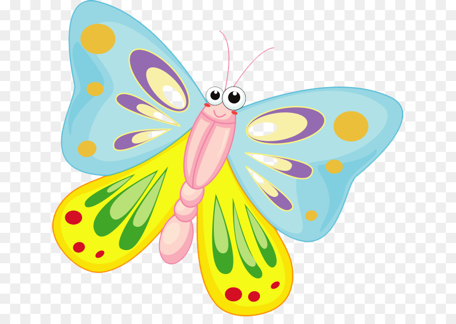 Butterfly Cartoon Clip art - Cartoon Transparent Background png download - 693*625 - Free Transparent Butterfly png Download.