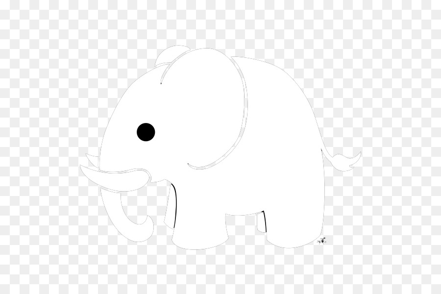 Rabbit Black and white - White Elephant Transparent Background png download - 600*600 - Free Transparent Vertebrate png Download.