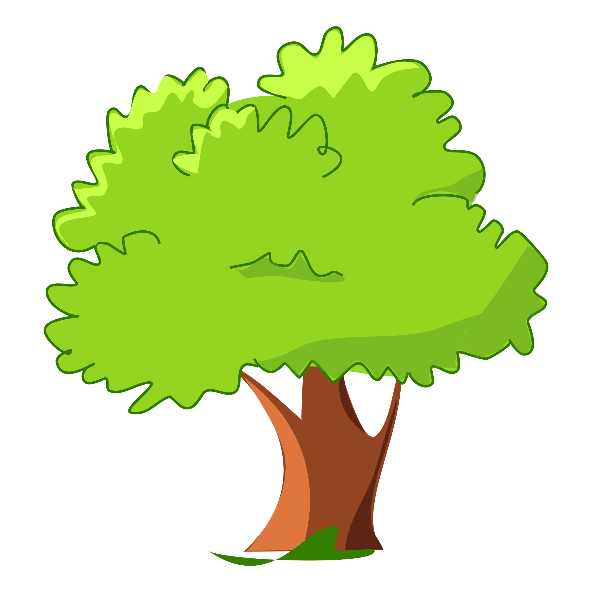 Tree Free content Clip art - Cartoon Tree Cliparts png download - 2400* ...