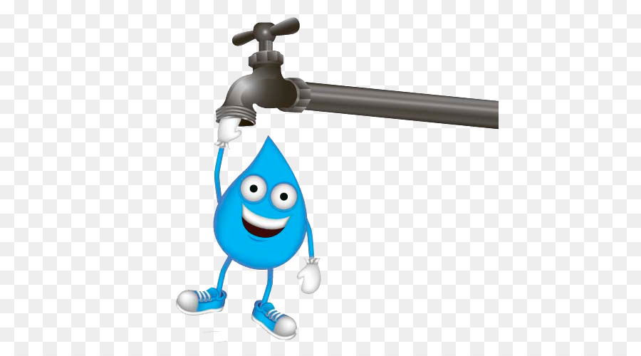 Tap water Drop Tap water - Cartoon water drops and faucet png download - 500*500 - Free Transparent Tap png Download.