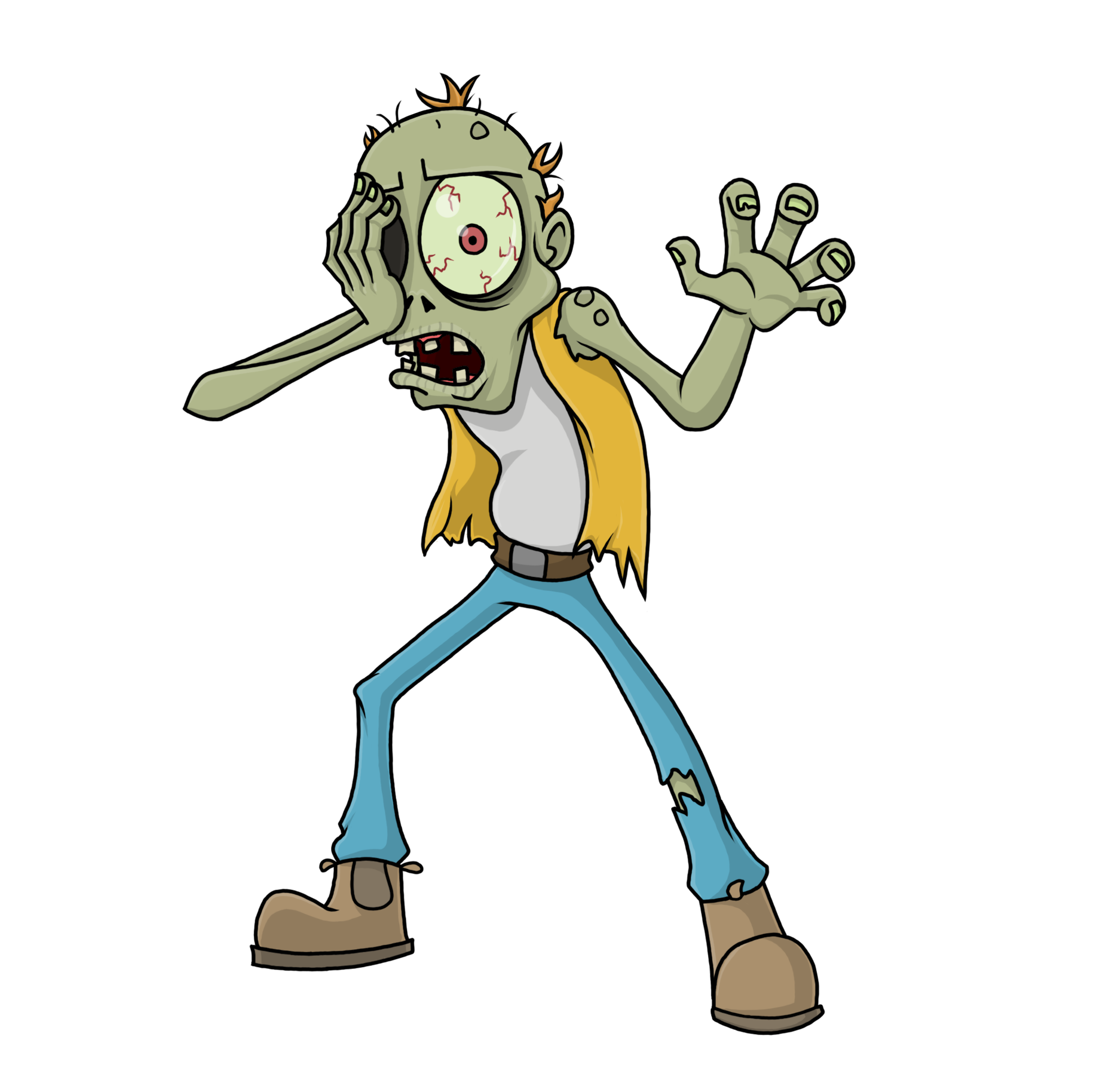 Zombie Cartoon png download - 1200*968 - Free Transparent Pop Art png  Download. - CleanPNG / KissPNG