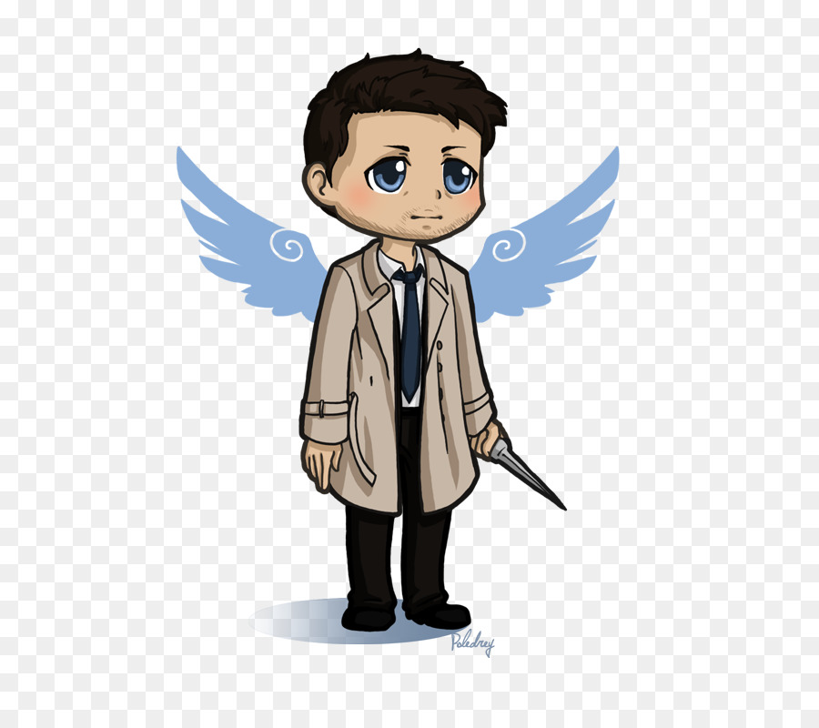 Castiel Dean Winchester Sam Winchester Sticker Drawing - others png download - 675*787 - Free Transparent Castiel png Download.