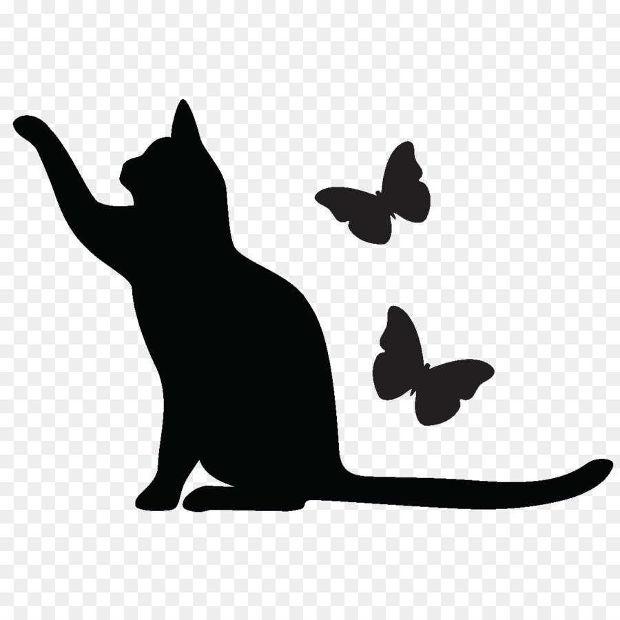 Black cat Kitten Sticker Whiskers - kitten png download - 1200*1200 - Free Transparent Black Cat png Download.