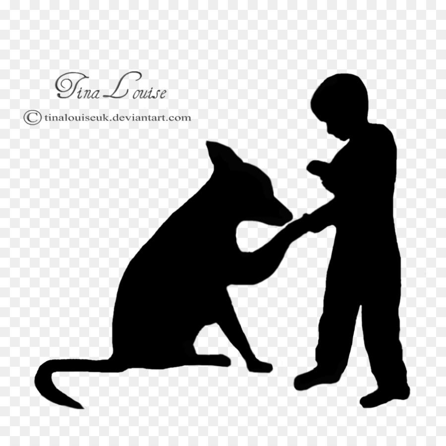 Cat Silhouette Boxer Clip art - the boy dog png download - 1024*1024 - Free Transparent Cat png Download.