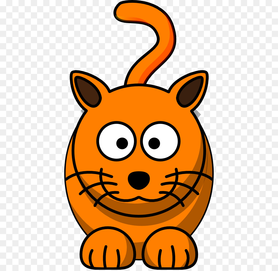 Cat Drawing Cartoon Clip art - Orange Cat Clipart png download - 555*876 - Free Transparent Cat png Download.
