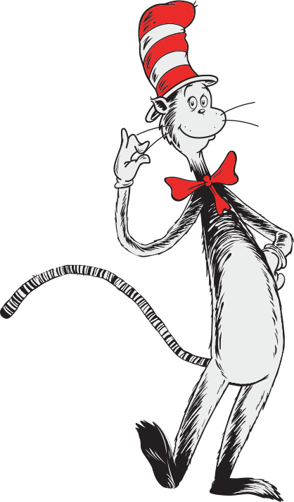 The Cat in the Hat Comes Back Thing One - dr suess png download - 418* ...