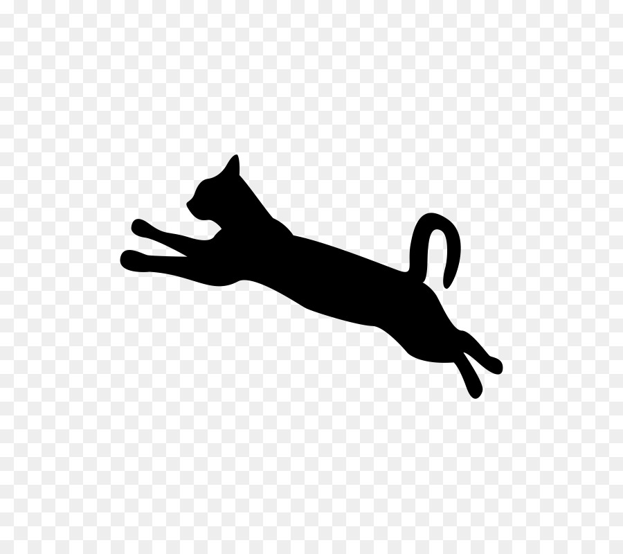 Free Cat Jumping Silhouette, Download Free Cat Jumping Silhouette png ...