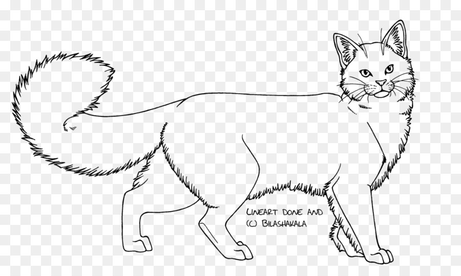 Domestic long-haired cat Kitten Line art Drawing - Lineart png download - 1160*688 - Free Transparent Cat png Download.
