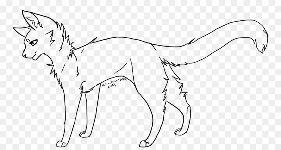 Whiskers Line art Cat Drawing Warriors - Cat png download - 1024*539 - Free Transparent  png Download.