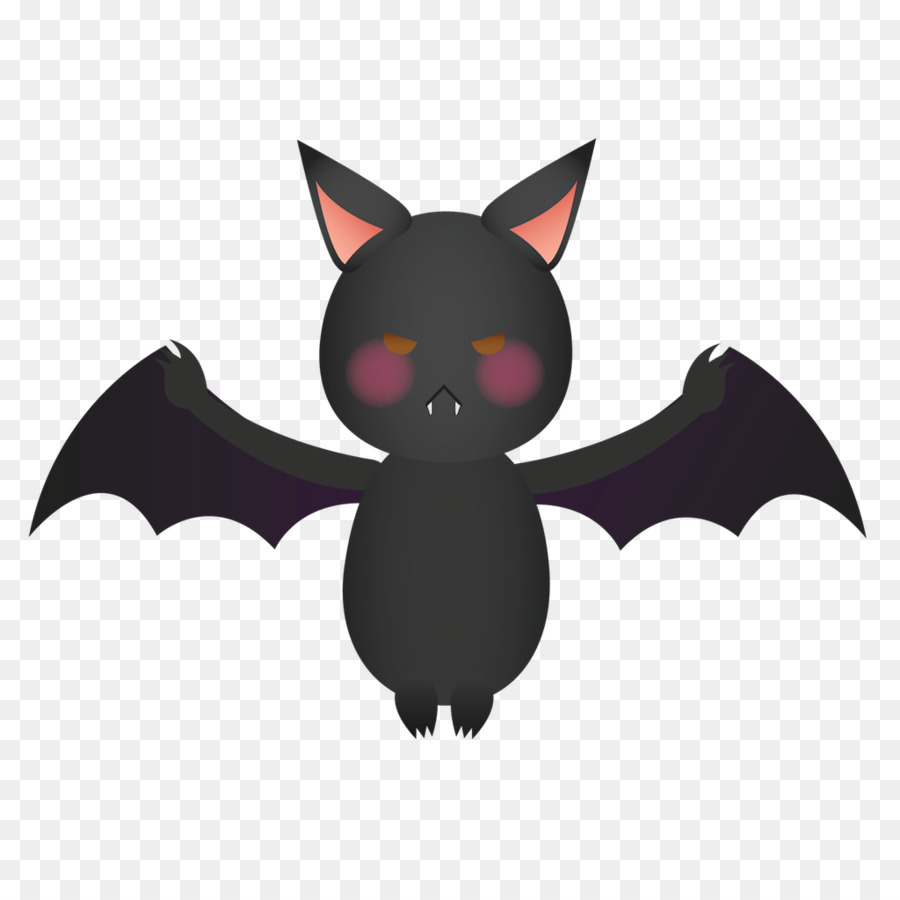 Whiskers Bat Cat Clip art - bat wings png download - 1024*1024 - Free Transparent Whiskers png Download.