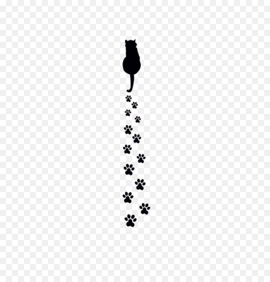 American Shorthair Claw Black and white Illustration - Cat paw prints png download - 564*934 - Free Transparent American Shorthair png Download.