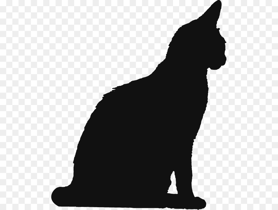 Black cat Silhouette Manx cat Clip art - Silhouette png download - 567*680 - Free Transparent Black Cat png Download.