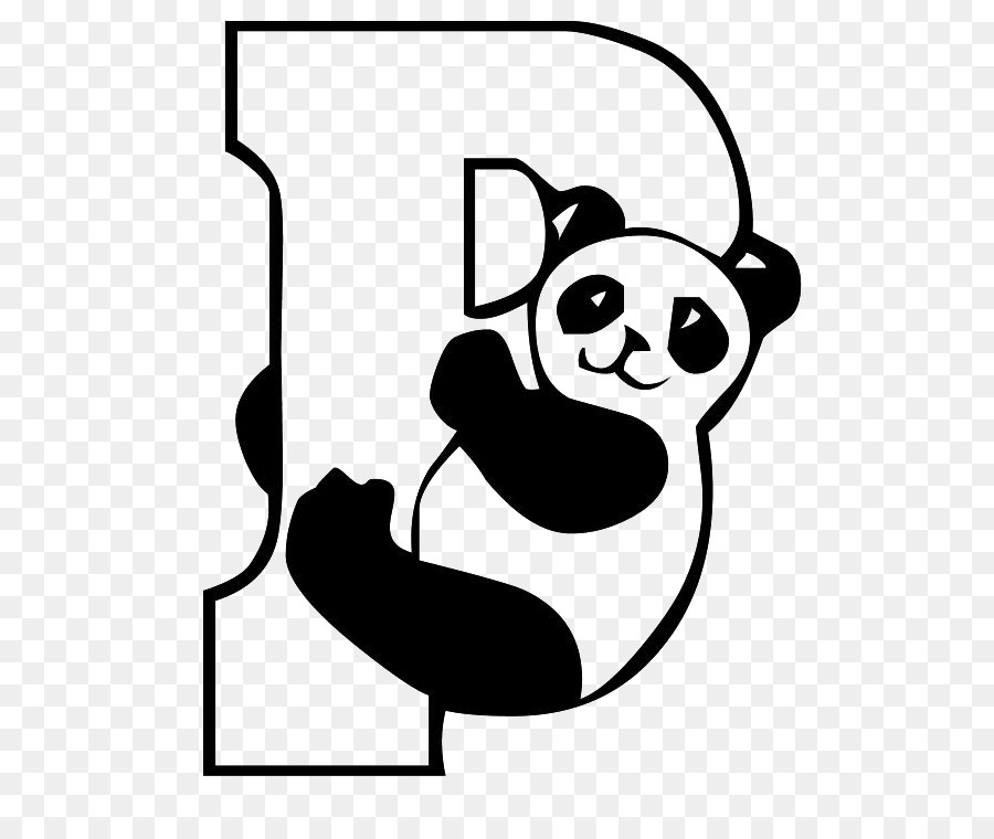Giant panda Panda Bear, Panda Bear, What Do You See? Coloring book Cuteness - English alphabet P Panda png download - 577*744 - Free Transparent Giant Panda png Download.