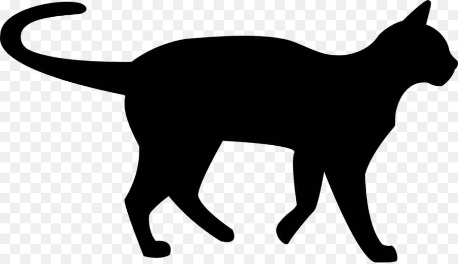 Black cat Kitten Polydactyl cat Clip art - cats vector png download - 547*720 - Free Transparent Cat png Download.