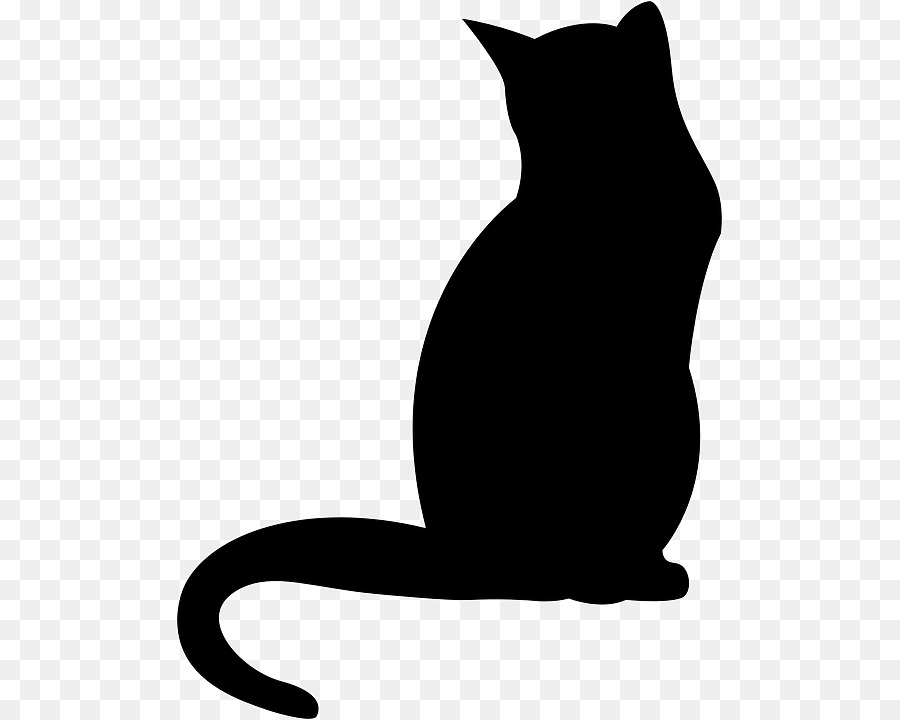 Cat Silhouette Poster Illustration - Pet cat silhouette vector material png download - 1500*1500 - Free Transparent Cat png Download.