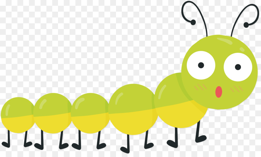 Butterfly Cartoon - Green caterpillar vector png download - 2791*1654 - Free Transparent Butterfly png Download.