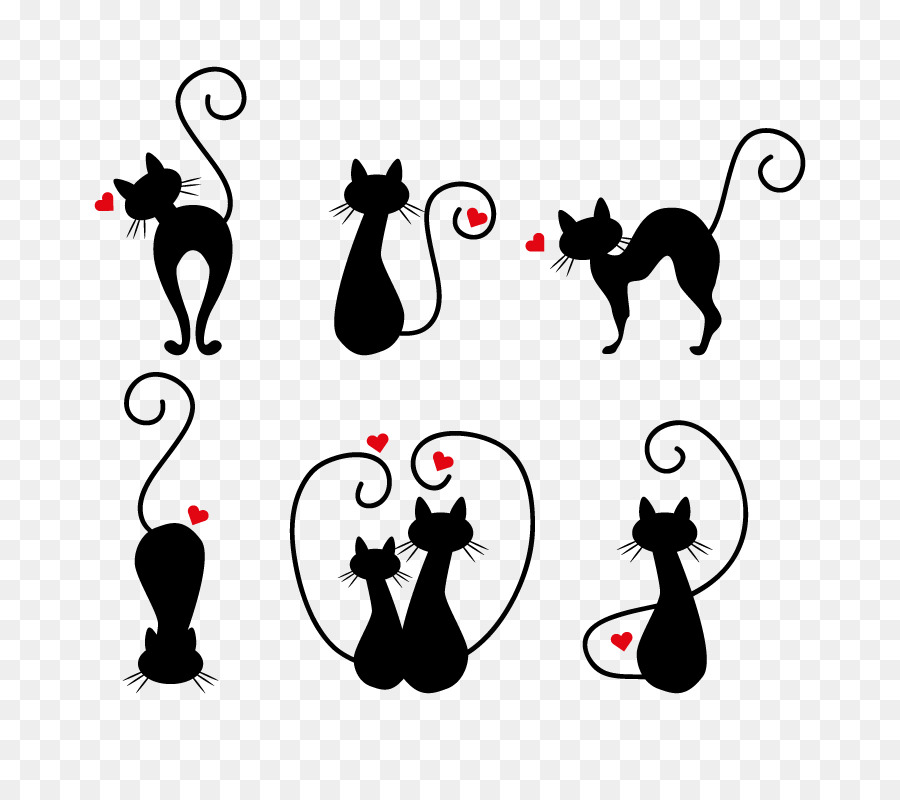 Van cat Kitten Stencil Drawing - Vector love cats png download - 800*800 - Free Transparent Van Cat png Download.