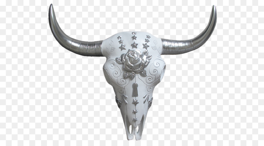 Cattle drive Horn Skull Painting - buffalo skull png download - 600*500 - Free Transparent Cattle png Download.