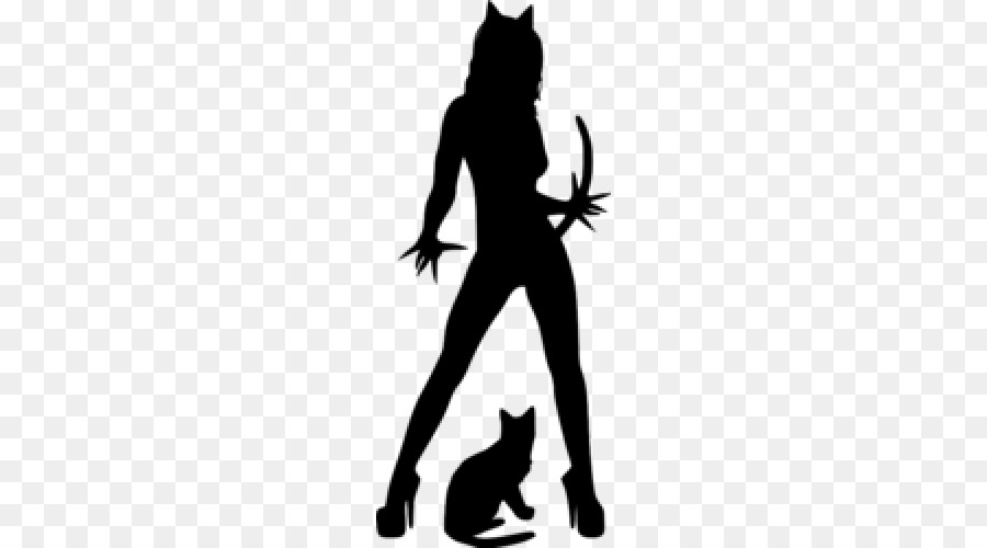 Batman Vs. Catwoman Silhouette Female Royalty-free - catwoman png download - 500*500 - Free Transparent Catwoman png Download.