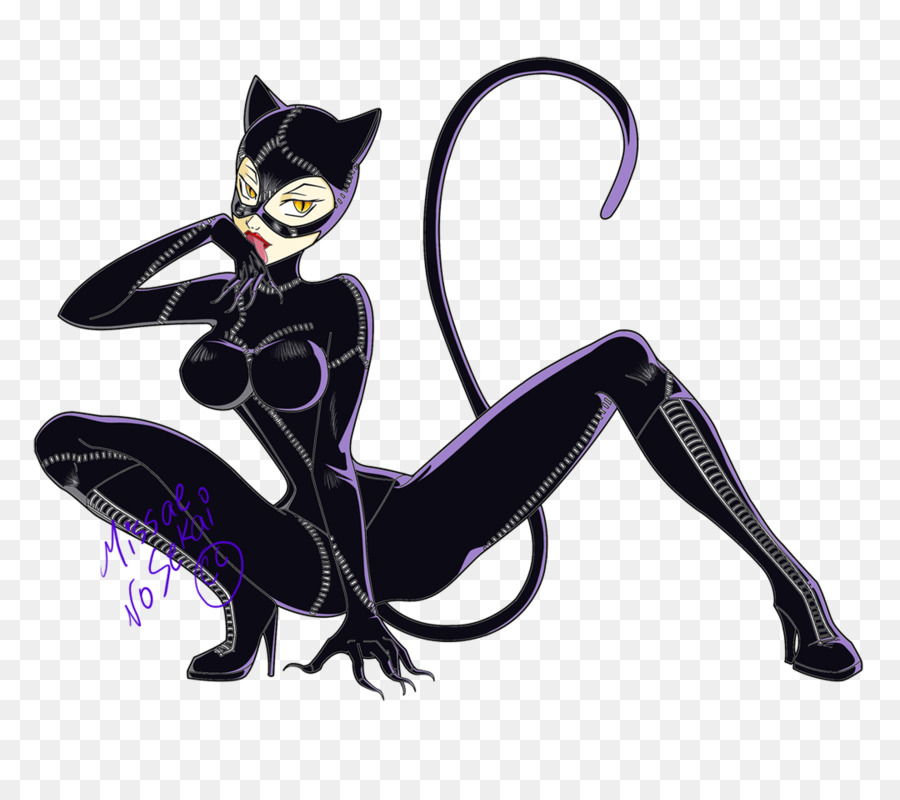 Catwoman Iron-on Comics Art - vector woman png download - 1080*957 - Free Transparent Catwoman png Download.