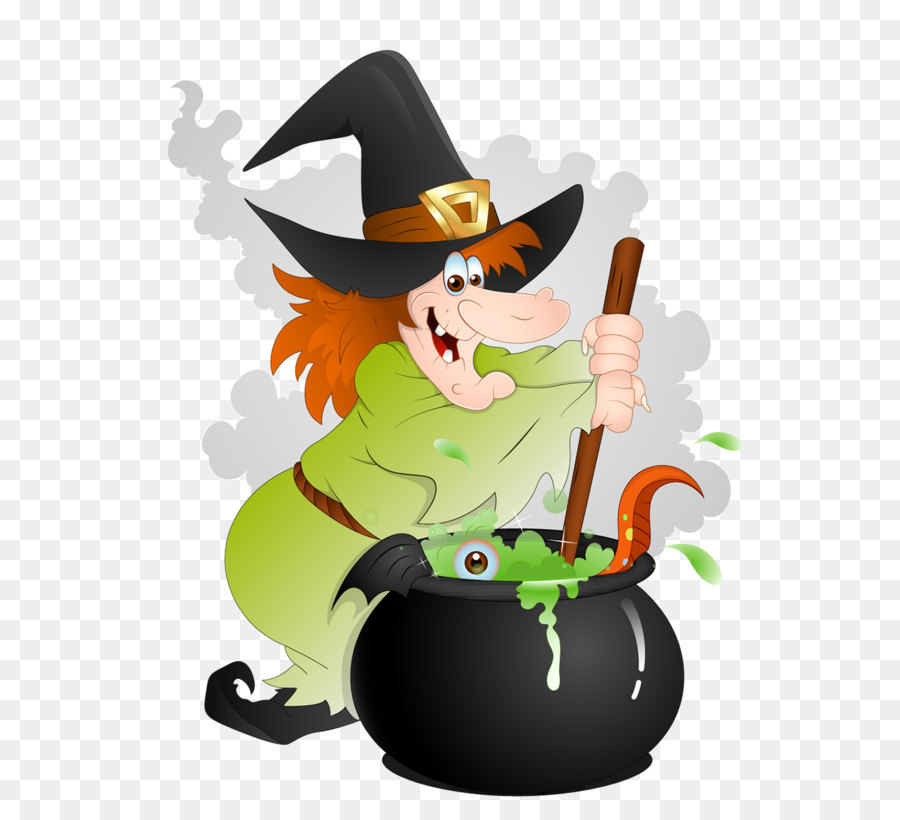 Halloween Witchcraft Clip art - Halloween Witch with Cauldron PNG Clipart png download - 1045*1300 - Free Transparent Cauldron png Download.