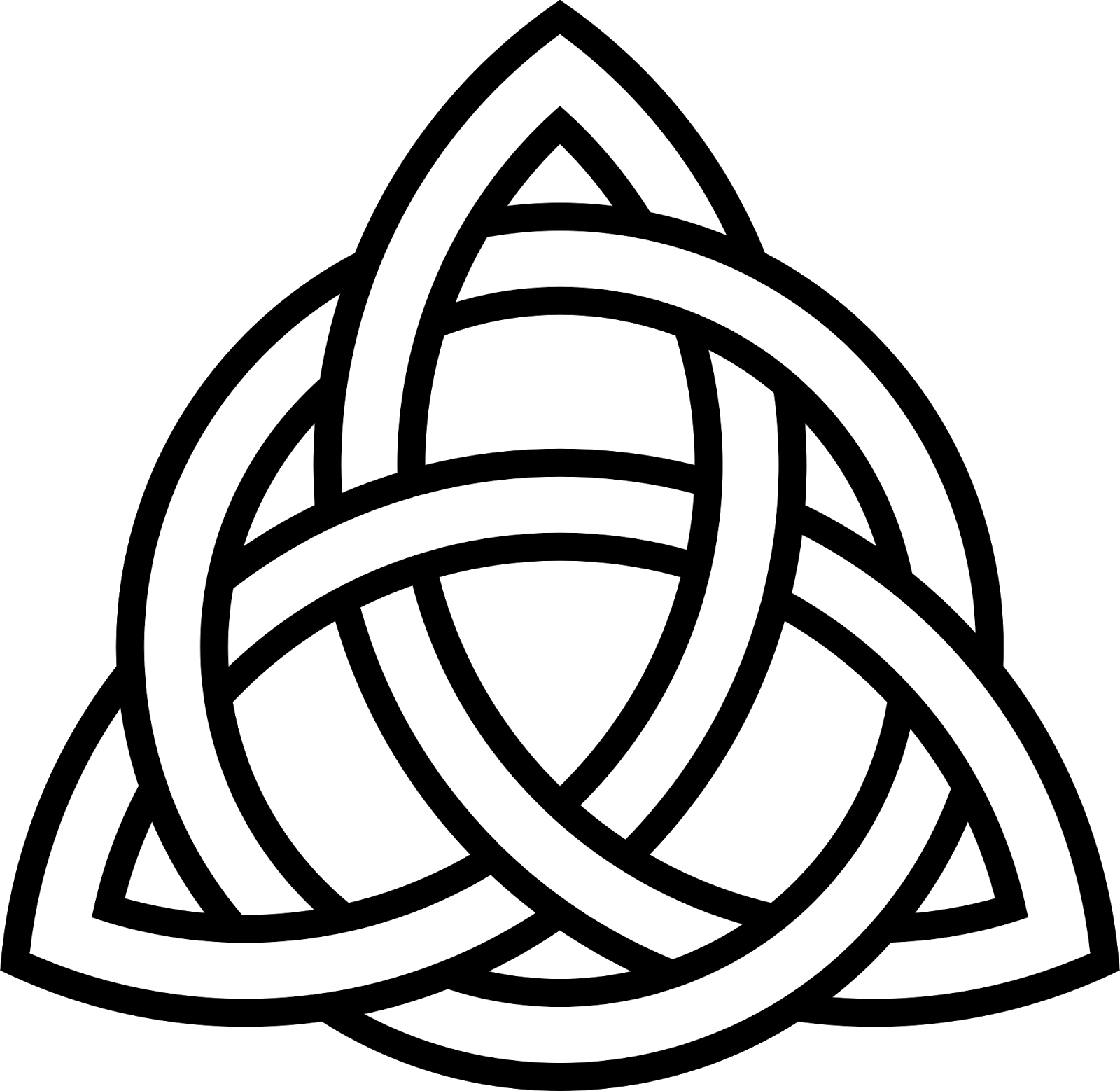 Celtic knot Triquetra Trinity Symbol Celts - lucky symbols png download ...