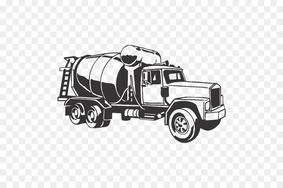 Truck Heavy Machinery Cement Mixers Architectural engineering Clip art - truck png download - 600*600 - Free Transparent Truck png Download.