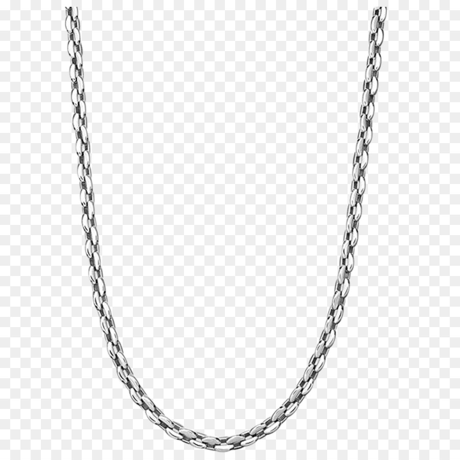 Necklace Jewellery Chain Sterling silver Charms & Pendants - chain png download - 1000*1000 - Free Transparent Necklace png Download.