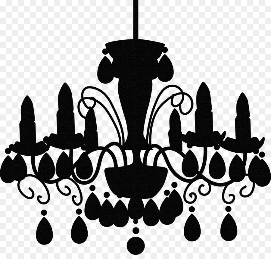 Light Chandelier Silhouette Clip art - chandelier png download - 1898*1784 - Free Transparent  Light png Download.